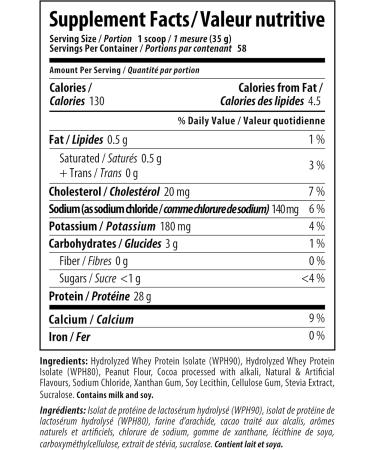 Nutrabolics Hydropure 100% Hydrolyzed Whey Protein Powder Chocolate Peanut Butter 4.5 Pounds Chocolate Peanut Butter 4.5 lbs - Buy Online on GoSupps.com