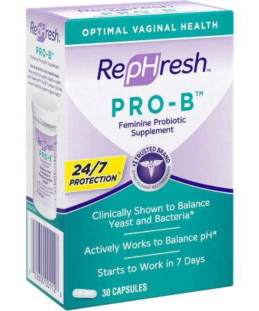 Rephresh Pro-B Probiotic Supplement for Women - 30 Capsules (Pack of 2) | International Shipping Available - Buy Online on GoSupps.com