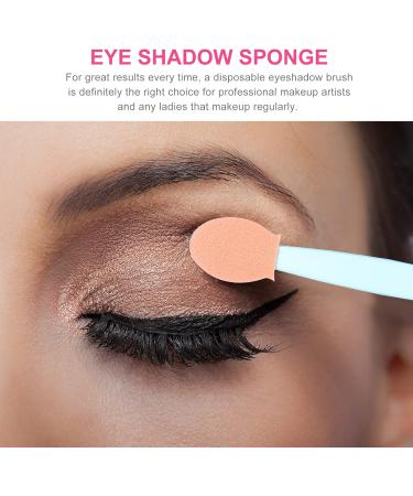 MUSISALY 100pcs Double Ended Eyeshadow Brush Makeup Brush Eyeshadow Stick Latex Sponge Tipped Oval Makeup Tool Cosmetic Tool Dual-side Eye Makeup Applicator Sponge Brush 6.5x1.3cm Blue - Buy Online on GoSupps.com