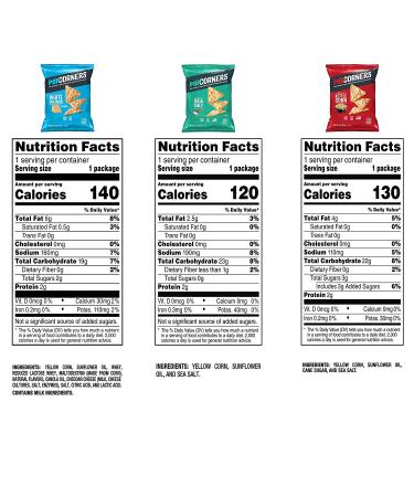 PopCorners Gluten-Free Chips Variety Pack - 20 x 1oz Bags | 3 Delicious Flavors - Buy Online on GoSupps.com