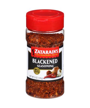 Zatarain's Big & Zesty Blackened Seasoning, 5.25 oz (Pack of 6) Blackened 5.25 Ounce (Pack of 6)