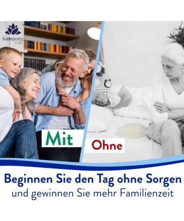 Harmony Care Incontinence Bed Pads - 50 Disposable 60x60 cm Non-Slip with Fixing Strips | International Shipping Available - Buy Online on GoSupps.com