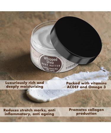 Whipped Shea Body Butter Vitamin Rich Moisturiser Natural Vegan Ethical & Sustainable - Buy Online on GoSupps.com