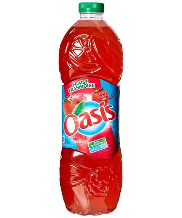 Oasis Strawberry Raspberry Fruit Drink 2 Liter Bottle