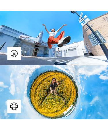 Insta360 ONE X2 5.7K 360 Waterproof Action Camera with Stabilization & Touch Screen - AI Editing, Live Streaming, Webcam & Voice Control - Buy Online on GoSupps.com