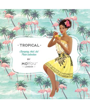 MoYou-London Stencil Tropical Collection 17 - International Shipping & Unique Nail Art Designs - Buy Online on GoSupps.com