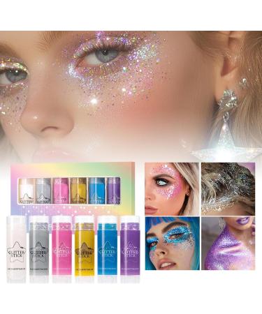 Sequins Shimmer Liquid Eyeshadow - Body Glue for Glitter Tattoos | Glitter Makeup Gel for Body and Face | Anti-perspirant Shimmering Body - Buy Online on GoSupps.com