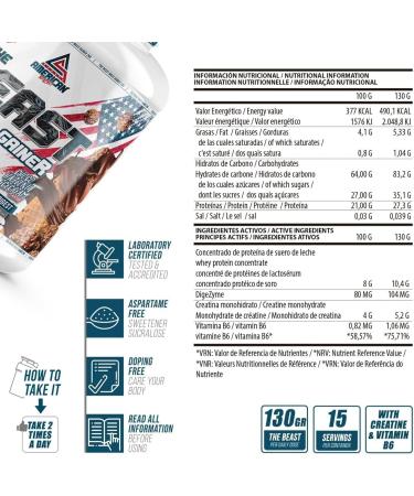 AS AMERICAN SUPPLEMENT Mass Gainer rich in carbohydrates and proteins helps with weight gain increases muscle mass contains creatine monohydrate 2 kg 1 package vanilla Vanilla 2 kg Paquete de 1 - Buy Online on GoSupps.com