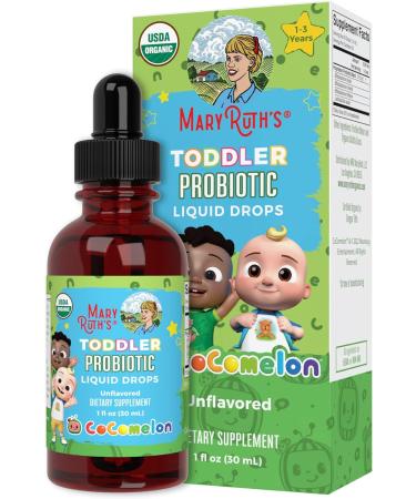 Organic Cocomelon Toddler Vitamin C & Probiotic Bundle by MaryRuth's | Immune & Digestive Support | Vegan & Gluten Free - Buy Online on GoSupps.com