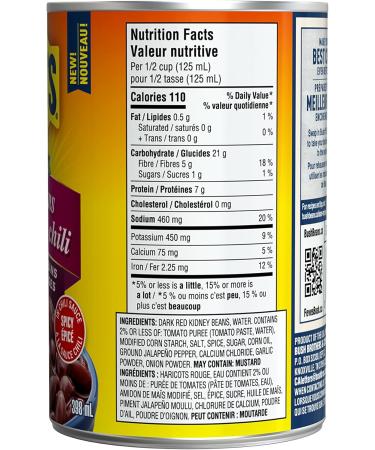 Bush's Best Dark Red Kidney Beans in Spicy Chili Sauce - Buy Online on GoSupps.com