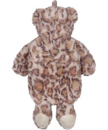 Leopard Hot Water Bottle with Soft Cover | 1L Natural Rubber | Warmth & Comfort for All - Buy Online on GoSupps.com