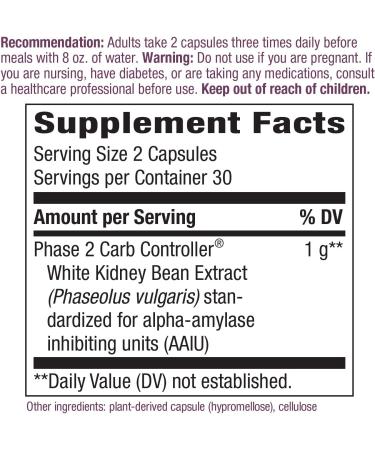 Buy Nature's Way White Kidney Bean - 60 Vegan Capsules for Weight Loss - Buy Online on GoSupps.com