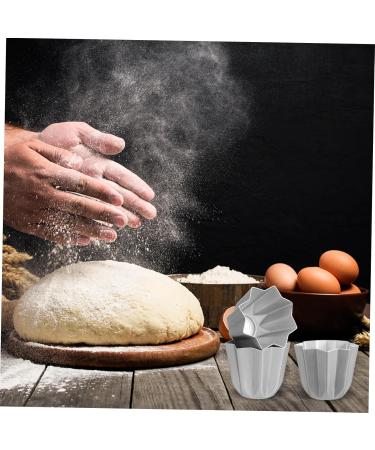 PRETYZOOM 6 Pcs Octagonal Cake Mold Baking Pan Roasting Pan Mini Paper Cups Cake Baking Mold Dessert Non Stick 7.5x7.5x6.5cmx3pcs Silverx3pcs - Buy Online on GoSupps.com