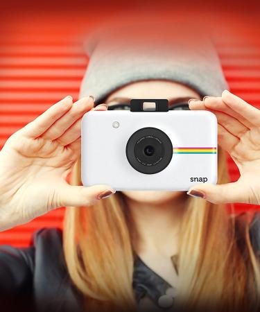 Polaroid Snap Instant Digital Camera with ZINK Zero Ink Printing - White Snow - Buy Online on GoSupps.com