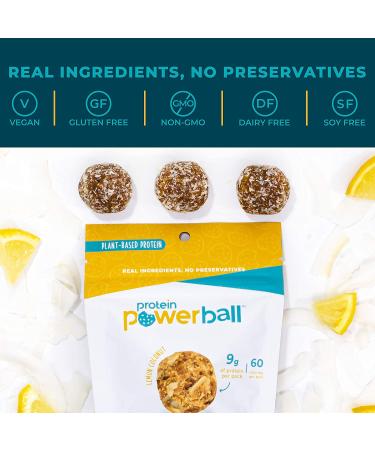 Protein Power Ball Healthy Snacks - Single Serving Packs - Gluten Free, Dairy Free, Vegan Energy Bites - Variety Pack 1.5 oz (6 Pack) - Buy Online on GoSupps.com