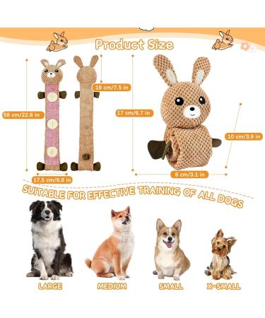 FWLWTWSS Interactive Dog Toys - Intelligence & Squeaker Toys for Stress Relief & Food Training - Buy Online on GoSupps.com