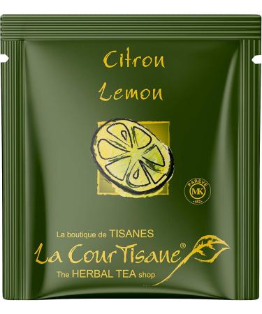La Courtisane Herbal Tea Lemon Kosher Gluten-Free 80 Count 340g Lemon 80 Count (Pack of 1) - Buy Online on GoSupps.com