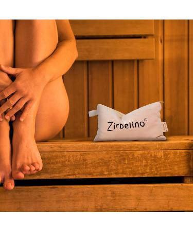 Zirbelino Sauna Pine Cushion 28x16cm | Cotton with Resinous Pine Shavings | Ideal for Bathroom Wardrobe & Sauna - International Shipping - Buy Online on GoSupps.com