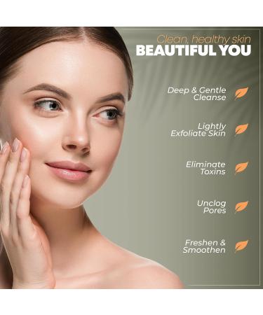 All Natural Exfoliating Face Wash for Women & Men Detox Facial Scrub - Face Scrub Activated Charcoal Detox Facial Wash - Buy Online on GoSupps.com