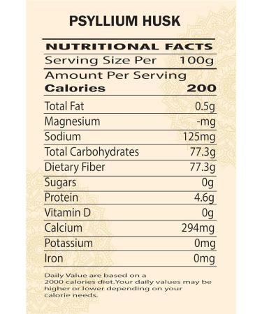 Psyllium Husk Powder 400g - Finely Ground & Non-GMO Fiber Supplement for Regularity - Buy Online on GoSupps.com