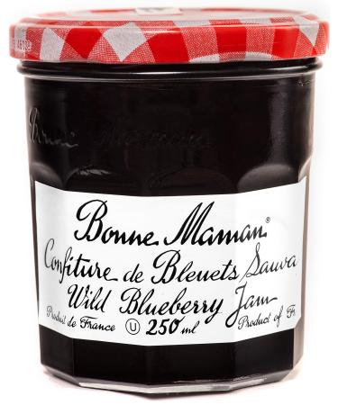 Bonne Maman Wild Blueberry Jam ( 6 x 250 ml ) Confitures de Bleuets Sauvages Bonne Maman