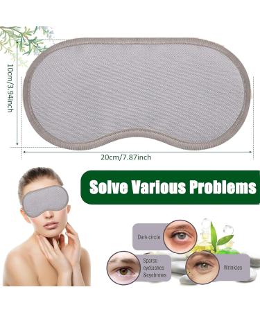 Organic Castor Oil Pack for Eyes - Reusable Eye Mask for Sleep & Moisture | Improve Eyelashes & Eyebrows | Adjustable Pink Design - Buy Online on GoSupps.com