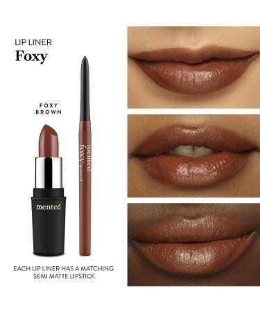 Mented Cosmetics Foxy Brown Waterproof Lip Liner - Vegan & Cruelty-Free - Buy Online on GoSupps.com