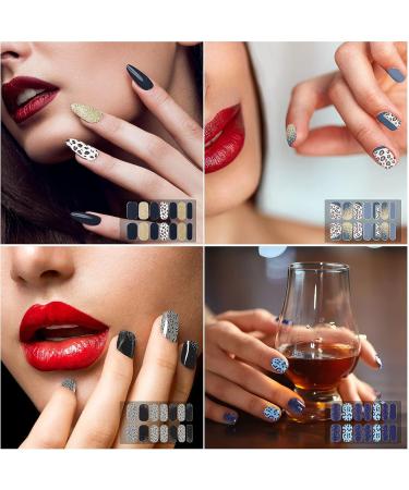 Chic Style Nail Polish Strips - 680 Pieces Full Wraps Nail Stickers for Women & Girls - Self-Adhesive Decals with Nail Files - DIY Nail Decoration - Buy Online on GoSupps.com