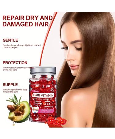 Revitalize Your Hair with Hair Vitamin Serum Capsules | Repair Damaged Hair & Nourish Dry Hair | International Shipping Available - Buy Online on GoSupps.com