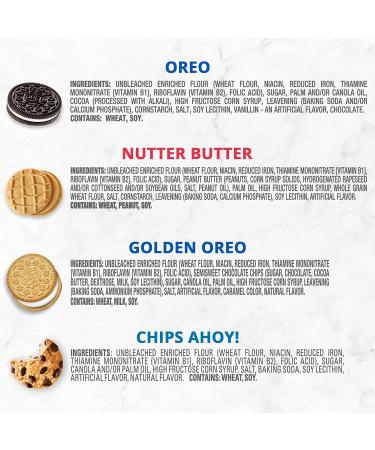 OREO & CHIPS AHOY! Snack Variety Pack - 56 Cookies | Original & Golden Nutter Butter - Buy Online on GoSupps.com