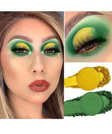 DE'LANCI 9 Color Green Eyeshadow Palette - Shimmer & Matte, Highly Pigmented & Long-Lasting - Buy Online on GoSupps.com
