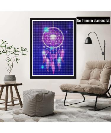 Rovepic Dreamcatcher Starry Sky 5D Diamond Painting Kit - Full Drill DIY Craft with Colorful Crystal Rhinestones for Home Decor - 12x16 Inch - Buy Online on GoSupps.com