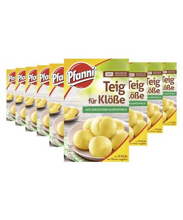 Pfanni dough for dumplings made from boiled potatoes for a delicious potato dish with 100% German potatoes 9x 275 g fine dumplings - Buy Online on GoSupps.com