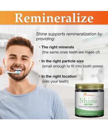 OraWellness Shine Remineralizing Natural Teeth Whitening Powder in Mint + Healthy Mouth Blend Organic Toothpaste & Mouthwash Alternative Tooth Oil Pack of 3 - Buy Online on GoSupps.com
