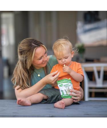 Kiddylicious Veggie Straws Vegetables | From 9 Months | Gluten Free | 4 Packs of 48g (4 x 12g Sachets) | 192g (Packaging May Vary) - Buy Online on GoSupps.com