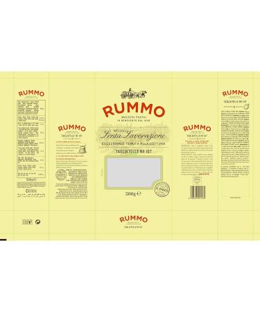 Rummo Tagliatelle Pasta No.107 500g - Authentic Italian Pasta - Pack of 1 - Buy Online on GoSupps.com