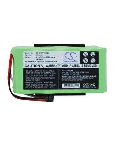 Replacement Battery Part No.B11483 BP120MH for Fluke Fluke 43 Power Quality Analyze Fluke 43B Power Quality Analyzers Scopemeter 120