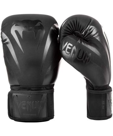 Venum Impact Boxing Gloves Black/Black 16-Ounce