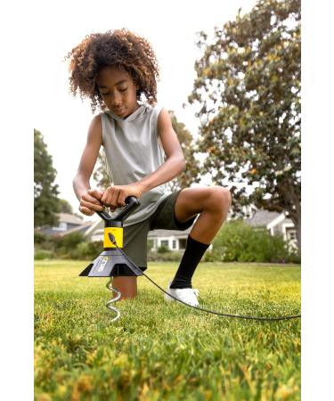 Star-Kick Hand-Free Solo Soccer Trainer - Ball Size 5 Black | Improve Passing Skills with Ground Anchor - Buy Online on GoSupps.com