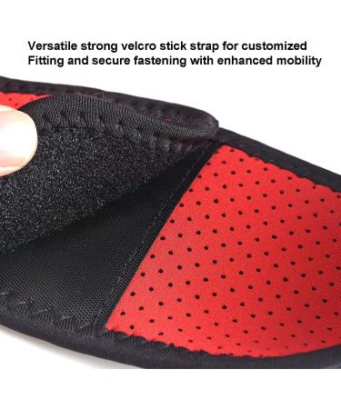 Inguinal Hip Brace Support & Sciatica Compression Sleeve for Men & Women - Stretch Quadriceps Thigh Muscles & Relieve Hip Flexor Strain Bursitis & Arthritis (Black/Red) - International Shipping Available - Buy Online on GoSupps.com