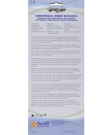 Buy Scott Specialties Universal Knee Wrap with Stays - Optimal Support for Active Lifestyles | International Shipping Available - Buy Online on GoSupps.com