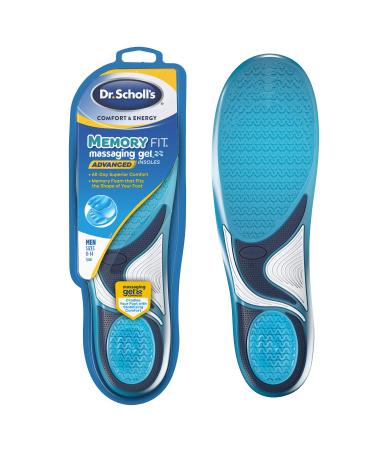 Dr. Scholl's Comfort and Energy Memory Fit Insoles for Men 1 Pair Size 8-14 - Buy Online on GoSupps.com