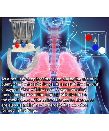 ALRIER Deep Breathing Respiratory Exerciser - Lung Health Breath Measurement System - Buy Online on GoSupps.com