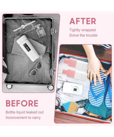 8 PCS Silicone Travel Toiletry Covers | Leak Proof & Reusable Sleeve Set for Women | Perfect Travel Gadgets - Buy Online on GoSupps.com