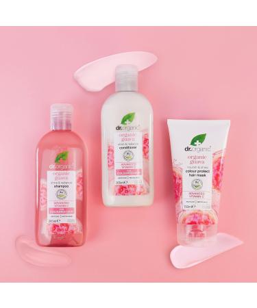 Dr Organic Guava Shampoo - Vitamin C - Natural & Vegan - Coloured Hair - Cruelty Free - Paraben & SLS Free - 265ml - Buy Online on GoSupps.com