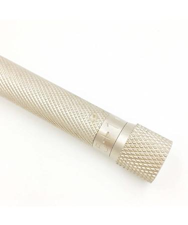 Parker Variant Adjustable Double Edge Safety Razor with 5 Premium Blades - Customize Your Shave with Dial Adjustment (Satin Chrome) - Buy Online on GoSupps.com