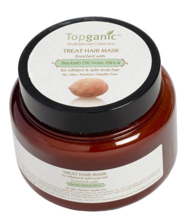 Topganic Treatment Hair Mask with Baobab Oil  16.9 Ounce