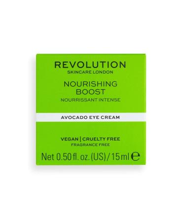 Revolution Skincare Nourishing Boost Avocado Eye Cream - Hydrating & Anti-Aging Eye Treatment for All Skin Types - Shop Internationally - Buy Online on GoSupps.com