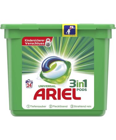 Ariel 3 in 1 Pods Laundry Detergent - Fresh 24 Washes (1 Pack) | International Shipping Available - Buy Online on GoSupps.com