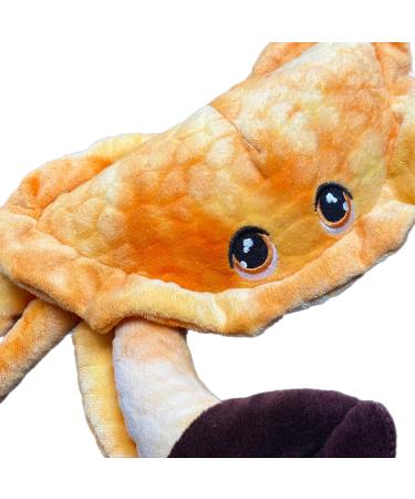 Deluxe Paws 100% Recycled Plush Eco Sealife Toy - 25cm Crab - Buy Online on GoSupps.com